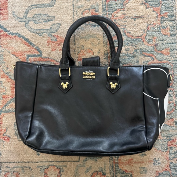 Disney x Bioworld Mickey Mouse Black Handbag Purse - Picture 2 of 8